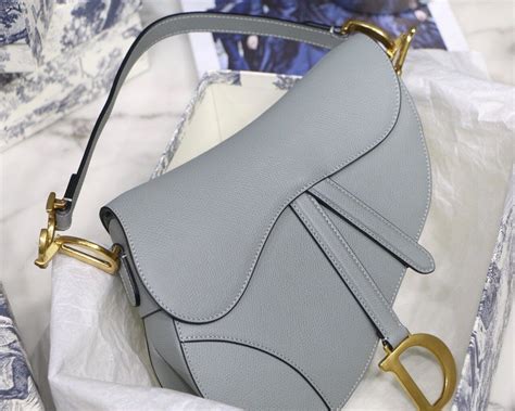 dior saddle bag grau